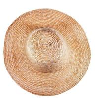 simple rural straw broad-brim hat photo