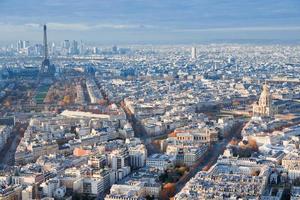 vista superior de París foto