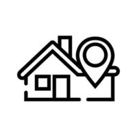 Home Address Icon vector