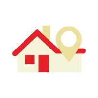 Home Address Icon vector