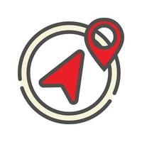 Map Direction Icon vector