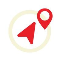 Map Direction Icon vector