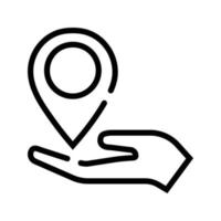 Share Location Icon vector