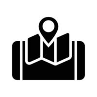 Mobile Map Navigation Icon vector