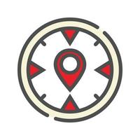 Compass Point Icon vector