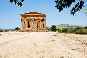 antique Temple of Concordia in Valley of the Temples photo