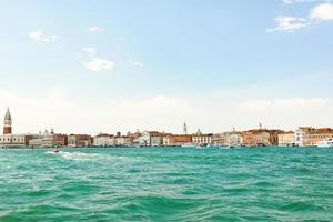 skyline on Venice city, Italy photo