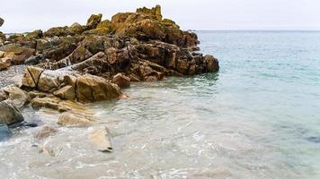 costa rocosa de gouffre golfo del canal inglés foto