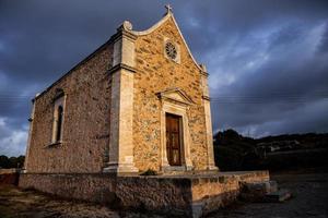 The Greek Orthodox Church on the island of Crete photo