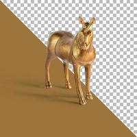 Christmas horse toy decoration isolated photo