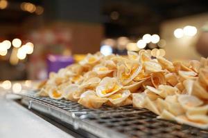 Cooking Fresh Thai Crispy Pancake., Bangkok, Thailand. photo