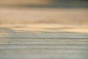 Close up macro wood plate horizontal floor and ground for product pack shot background. photo