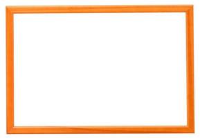 modern orange narrow picture frame photo