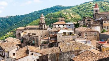 houses and churches in Castiglione di Sicilia photo