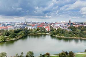 view on center of Copenhagen, Denmark photo