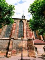 side view of Dominican church in Colmar city photo