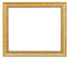 wide gilded picture frame photo