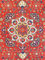 ornament of Central Asian carpet photo