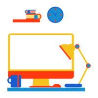 E-learning, online education and workshop icon elements knowledge for success business training and better ideas.Bookstore, remote training classes service and academic graduation. png