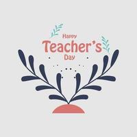 World Teachers Day Poster Design vector