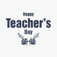 World Teachers Day Poster Design vector