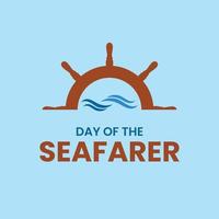 vector de diseño del día de la gente de mar