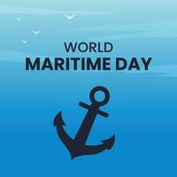 World maritime day vector