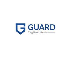 Guard Security Logo Design Vector Template