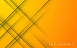 raya diagonal de degradado naranja amarillo moderno abstracto con sombra y fondo claro. eps10 vector