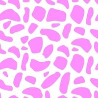 Seamless background with pink abstract spots on a transparent background. vector