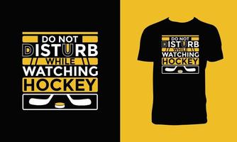 diseño creativo de camiseta de vector de hockey