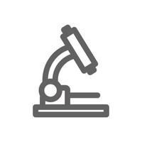 Microscope icon. Perfect for education and school icon or user interface applications. vector sign and symbol
