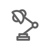 Study lamp icon. Perfect for education and school icon or user interface applications. vector sign and symbol