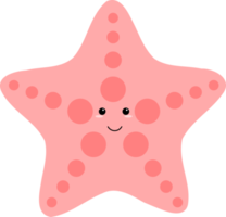 clipart de estrela do mar rosa png