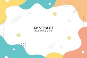 Abstract background. Hand drawing various shapes and memphis element. Trendy modern contemporary vector illustration. Every background is isolated. Pastel color