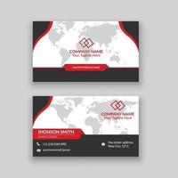 diseño moderno de tarjeta de presentación, diseño creativo de tarjeta de presentación, diseño de tarjeta de presentación corporativa, plantilla de diseño de tarjetas de presentación, diseño de tarjeta de presentación gratuita, diseño gratuito vector