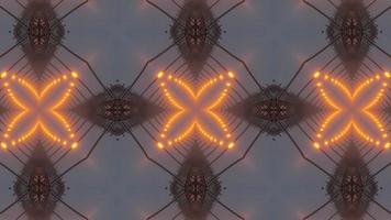 Abstract Background Kaleidoscope. Psychedelic Colourful Kaleidoscope VJ Background. Seamless Pattern Background video