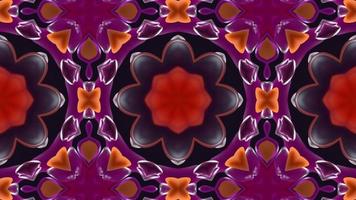Mandala 3D Kaleidoscope seamless loop Psychedelic Trippy Futuristic Background. Animation Seamless Pattern Background video