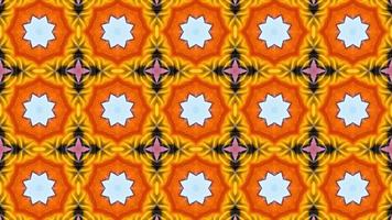 Abstract Background Kaleidoscope. Psychedelic Colourful Kaleidoscope VJ Background. Seamless Pattern Background video