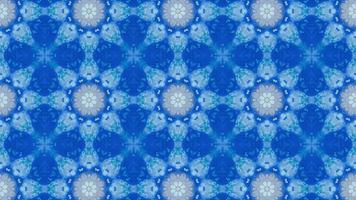 Abstract Background Kaleidoscope. Psychedelic Colourful Kaleidoscope VJ Background. Seamless Pattern Background video
