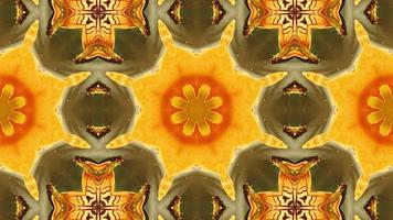 Abstract Background Kaleidoscope. Psychedelic Colourful Kaleidoscope VJ Background. Seamless Pattern Background video