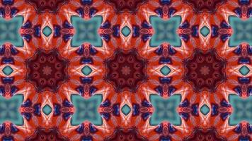 Abstract Background Kaleidoscope. Psychedelic Colourful Kaleidoscope VJ Background. Seamless Pattern Background video