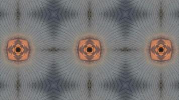 abstrakter Hintergrund Kaleidoskop. psychedelischer bunter Kaleidoskop-VJ-Hintergrund. nahtlose Muster Hintergrund video