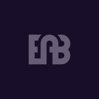 AB logo. Vector modern letter design concept