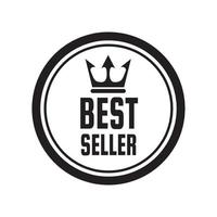 Best Seller Logo Design vector