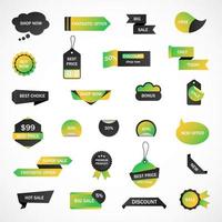 Vector stickers, price tag, banner, label. Coupon sale, offers and promotions vector   template. Shop price tag, retail, commerce, business. Set of speech bubbles