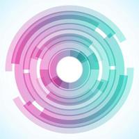 Geometric frame from circles, vector abstract background, wallpaper