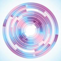 Geometric frame from circles, vector abstract background, wallpaper