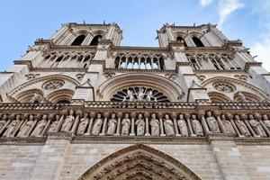 facade of Notre-Dame de Paris photo