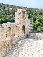 wall and seats in Odeon of Herodes Atticus photo